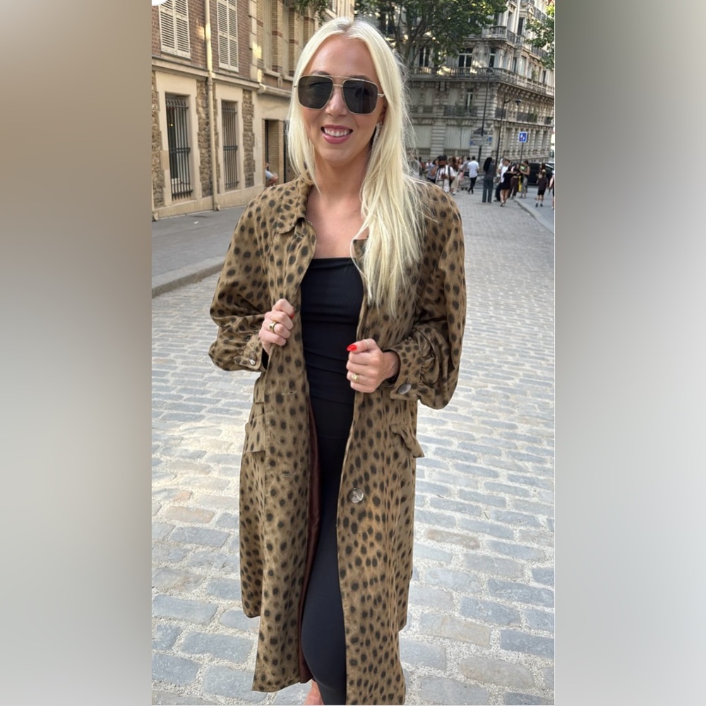 Vintage Akris Spotted Trench